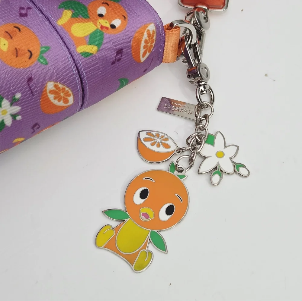 HARVEYS SEATBELT WALT DISNEY WORLD 50th ANNIVERSARY ORANGE BIRD STREAMLINE TOTE